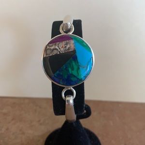 925 Silver Bracelet Marked J 5